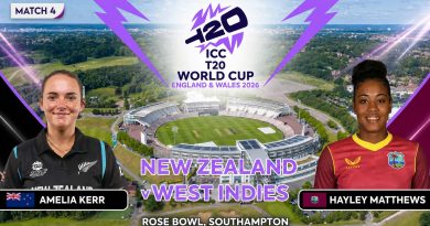 Match 4: New Zealand v West Indies