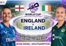 Match 8: England v Ireland