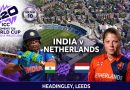 Match 10: India v Netherlands