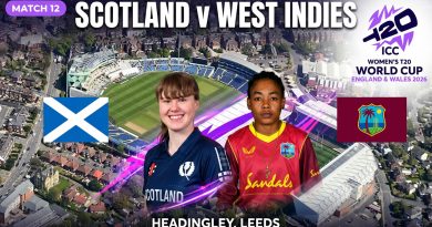 Match 12: Scotland v West Indies Match 12: Scotland v West Indies